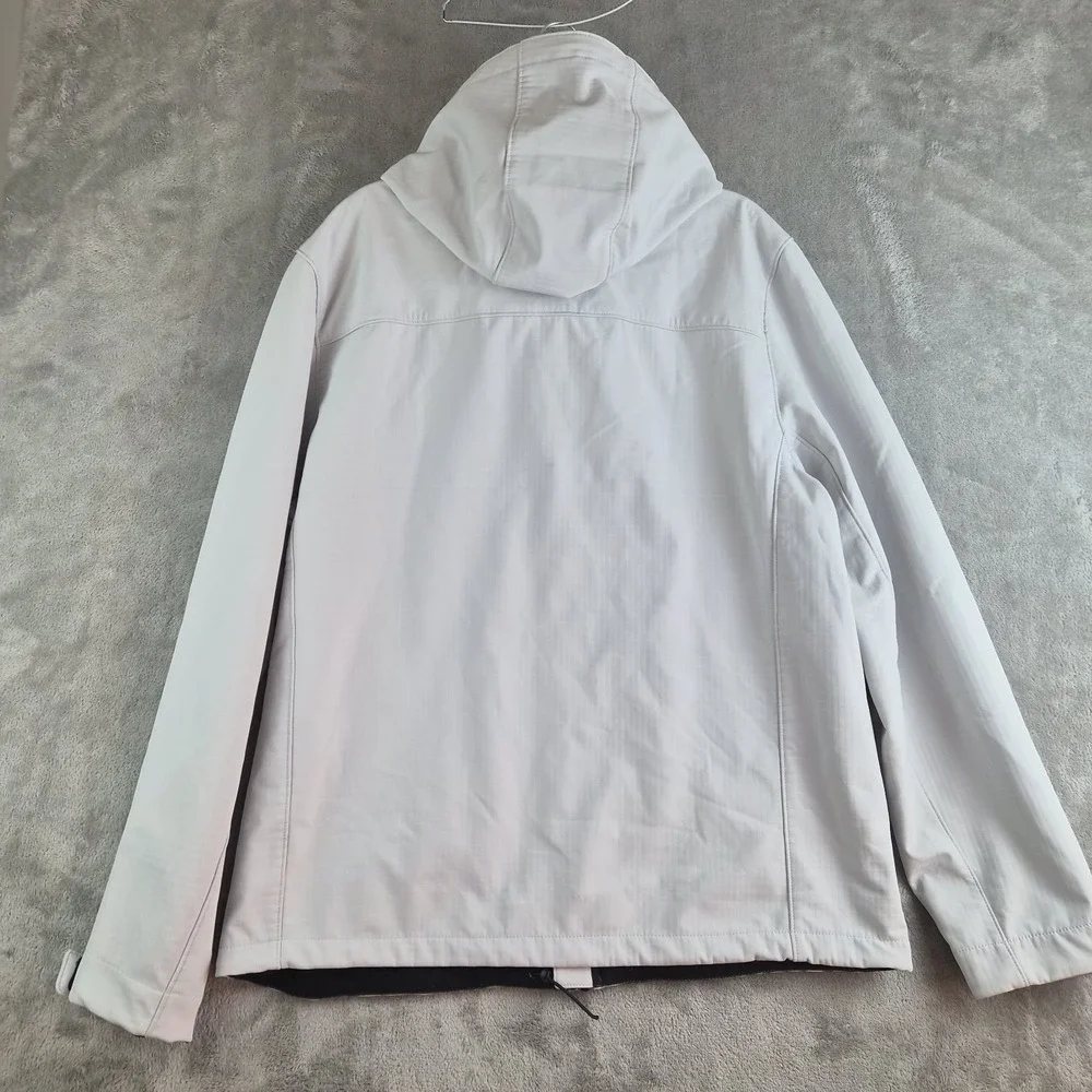 Gerry Softshell Jacket XL Water Wind Resistant Adjustable Hood Cuffs Heavyweight